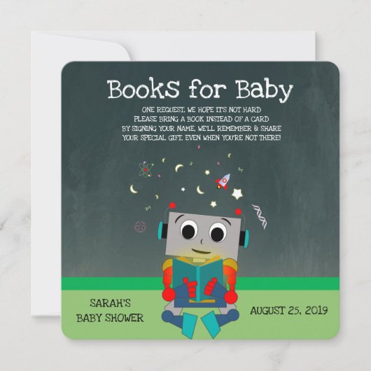 Kleurrijke Robot Kaart (Voorkant)