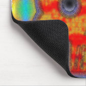 Kleurrijke robot schedel schilderen muismat (Hoek)