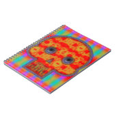 Kleurrijke robot schedel schilderen notitieboek (Linkerzijde)