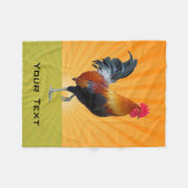 Kleurrijke, robuuste, stijlvolle draagtas met wiel fleece deken (Voorkant (Horizontaal))