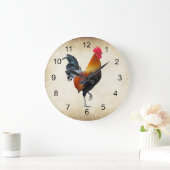 Kleurrijke robuuste wandvergrendeling van Rooster- Grote Klok (Huis)