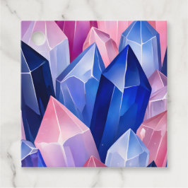 Kleurrijke Rock Crystal Art Gift Labels