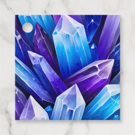 Kleurrijke Rock Crystal Art Gift Labels