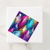 Kleurrijke Rock Crystal Art Gift Labels (In situ)