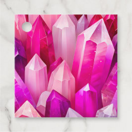 Kleurrijke Rock Crystal Art Gift Labels