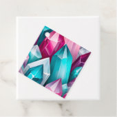Kleurrijke Rock Crystal Art Gift Labels (In situ)