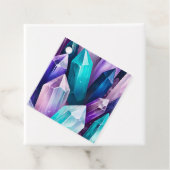 Kleurrijke Rock Crystal Art Gift Labels (In situ)