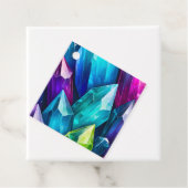 Kleurrijke Rock Crystal Art Gift Labels (In situ)