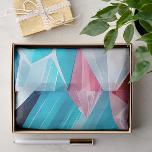 Kleurrijke Rock Crystal Art Tissue Paper Tissuepapier (Geschenk)