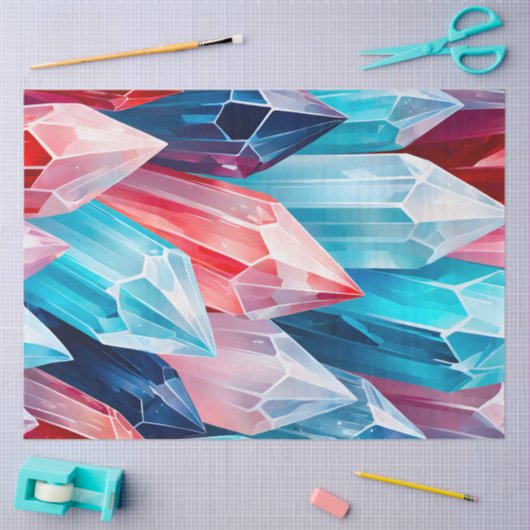 Kleurrijke Rock Crystal Art Tissue Paper Tissuepapier (Craft)