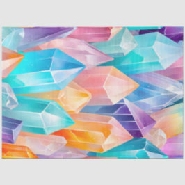 Kleurrijke Rock Crystal Art Tissue Paper Tissuepapier