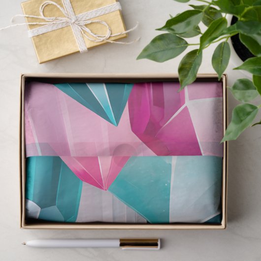 Kleurrijke Rock Crystal Art Tissue Paper Tissuepapier (Geschenk)