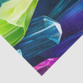 Kleurrijke Rock Crystal Art Tissue Paper Tissuepapier (Detail)