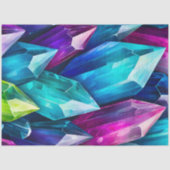 Kleurrijke Rock Crystal Art Tissue Paper Tissuepapier (Voorkant)