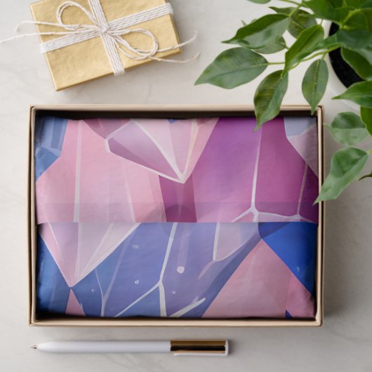 Kleurrijke Rock Crystal Art Tissue Paper Tissuepapier (Geschenk)