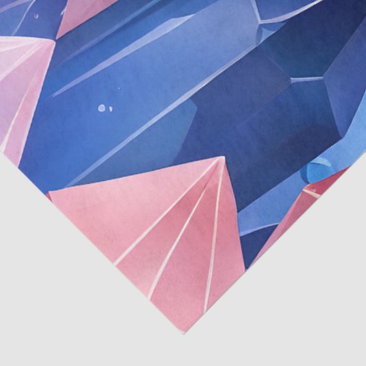 Kleurrijke Rock Crystal Art Tissue Paper Tissuepapier (Detail)