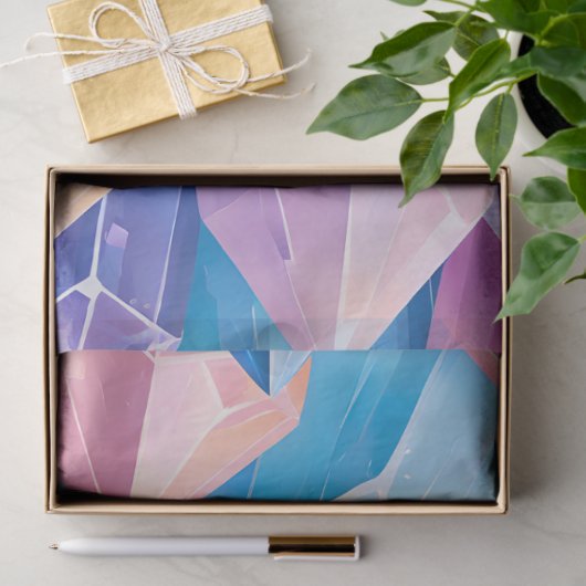 Kleurrijke Rock Crystal Art Tissue Paper Tissuepapier (Geschenk)