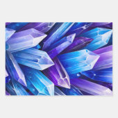 Kleurrijke Rock Crystal Art Wrapping Paper Sheets (Voorkant 3)