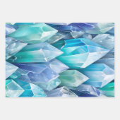Kleurrijke Rock Crystal Art Wrapping Paper Sheets (Voorkant)