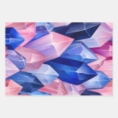 Kleurrijke Rock Crystal Art Wrapping Paper Sheets (Voorkant 2)