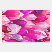 Kleurrijke Rock Crystal Art Wrapping Paper Sheets (Voorkant)