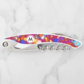 Kleurrijke Rock Dunne Sectie met Monogram Kurkentrekker (Voorkant)