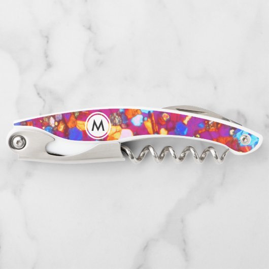 Kleurrijke Rock Dunne Sectie met Monogram Kurkentrekker (Voorkant)