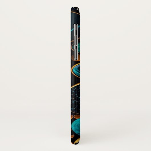 Kleurrijke Rocks iPhone Case (Achterkant/links)