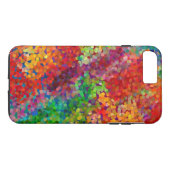 Kleurrijke rode blauwe telefooncel 7 plus Case-Mate iPhone case (Achterkant (Horizontaal))