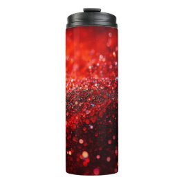 Kleurrijke Rode Glitter Thermische Tumbler 12oz Thermosbeker