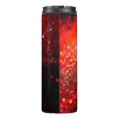 Kleurrijke Rode Glitter Thermische Tumbler 12oz Thermosbeker (Achterkant)