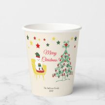 Kleurrijke Rode Groene Feestelijke Moderne Vrolijk