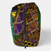 Kleurrijke rode hart mozaïek toilettasje (Rechts)