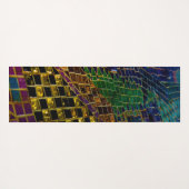 Kleurrijke rode hart mozaïek yogamat (Achterkant (horizontaal))