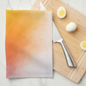 Kleurrijke rode Paarse blauwe groene Sjabloon Theedoek (Quarter Fold)