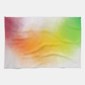 Kleurrijke rode Paarse blauwe groene Sjabloon Theedoek (Horizontaal)