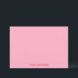 Kleurrijke Rode Roze Moderne Eenvoudige Huwelijksd Bedankkaart<br><div class="desc">Kleurrijke Minimalist Helder Rood Roze Moderne Eenvoudige Custom Dank u Kaart</div>