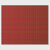 Kleurrijke Rode Tartan Plaid Cadeaupapier (Vlak)