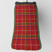 Kleurrijke Rode Tartan Plaid Golfheadcover (Draai 90)