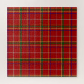 Kleurrijke Rode Tartan Plaid Legpuzzel (Horizontaal)