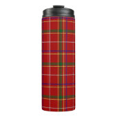 Kleurrijke Rode Tartan Plaid Thermosbeker (Voorkant)