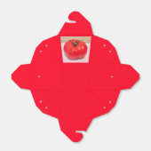 Kleurrijke rode tomaat 4Clara Bedankdoosjes (Uitgevouwen)