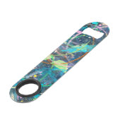 Kleurrijke roestvrijstalen flesopener speed flessenopener (Voorkant Gekanteld)