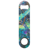 Kleurrijke roestvrijstalen flesopener speed flessenopener (Achterkant)