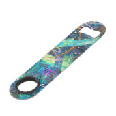 Kleurrijke roestvrijstalen flesopener speed flessenopener (Achterkant Gekanteld)