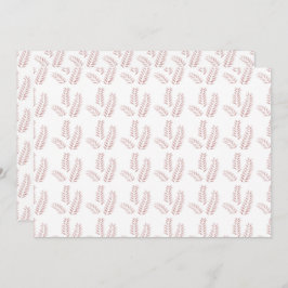 Kleurrijke rollen inpakpapier met verschillende bedankkaart