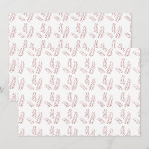Kleurrijke rollen inpakpapier met verschillende bedankkaart
