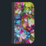 Kleurrijke romantische  bloemencollage galaxy s4 portefeuille hoesje<br><div class="desc">Kleurrijke romantische  bloemencollage. Ontwerp is beschikbaar op andere producten. Monogramed versie komt maar kan op elk ogenblik worden gevraagd.</div>