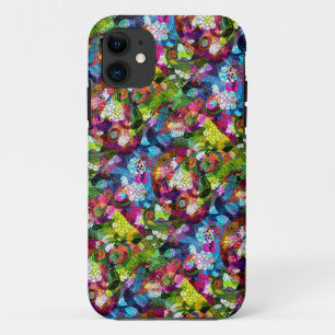 Kleurrijke romantische  bloemmotief 2 Case-Mate iPhone case