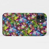 Kleurrijke romantische bloemmotief 2 Case-Mate iPhone case (Achterkant (horizontaal))